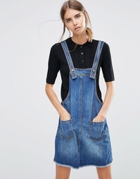 Джинсовый сарафан мини Vero Moda - Синий