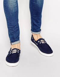 Холщовые мокасины Original Penguin - Темно-синий