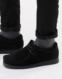 Замшевые туфли Base London XXVI Genesis - Черный