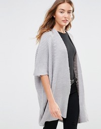 Кардиган в рубчик с короткими рукавами Brave Soul