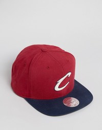 Бейсболка Mitchell &amp; Ness Cleveland Cavaliers - Красный
