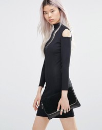 Облегающее платье с открытыми плечами Girls On Film