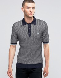 Трикотажная футболка-поло слим в стиле ретро Fred Perry Laurel Wreath