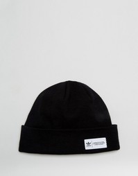 Черная шапка-бини adidas Originals AY8667 - Черный