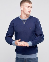 Трикотажный джемпер с круглым вырезом Original Penguin - Синий