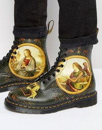 Ботинки с 8 парами люверсов Dr Martens Pascal Di Paulo - Черный