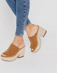 Сабо на платформе Truffle Collection Lenka - Tan mf