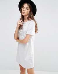 Кружевное платье Glamorous - Светло-серый