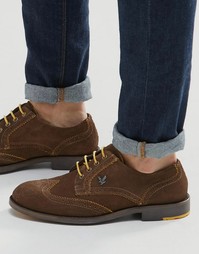 Замшевые броги Lyle &amp; Scott Yarrow - Коричневый