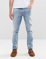 Светлые суженные книзу джинсы Nudie Lean Dean - Brine water