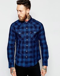 Клетчатая рубашка зауженного кроя в стиле вестерн Levis Barstow Levis®