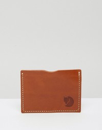Кожаная визитница Fjallraven Ovik - Рыжий