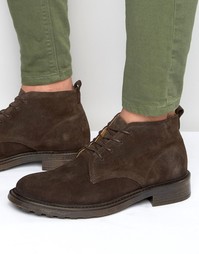 Замшевые ботинки Hudson London Garrodd - Коричневый