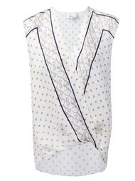 блузка с принтом и V-образным вырезом  3.1 Phillip Lim