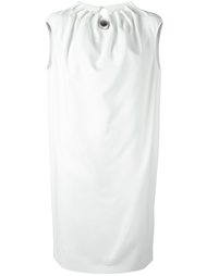 gathered neck dress Gianluca Capannolo