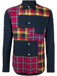 patchwork plaid shirt Comme Des Garçons Shirt Boy