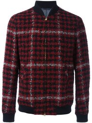 checked bomber jacket Etro