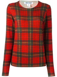 tartan plaid jumper Comme Des Garçons Comme Des Garçons