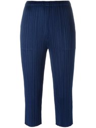 pleated cropped trousers Pleats Please By Issey Miyake