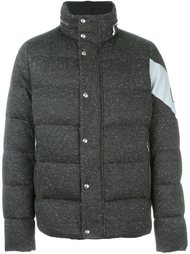 пуховик с логотипом  Moncler Gamme Bleu