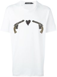 футболка с аппликацией Dolce &amp; Gabbana