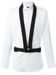 рубашка с ремешками  Dsquared2