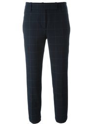 укороченные брюки в клетку Brunello Cucinelli