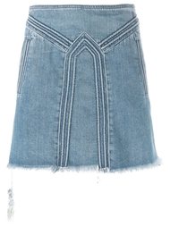 джинсовая юбка с панельным дизайном Chloé