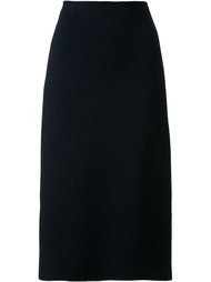 crepe knit wrap skirt Scanlan Theodore