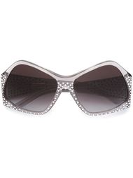 солнцезащитные очки с кристаллами Swarowski Fendi