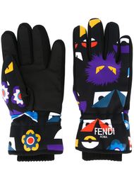 перчатки Bag Bugs Fendi