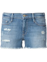 distressed denim shorts Frame Denim
