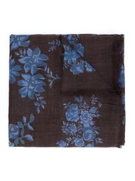 frayed edge floral scarf Stella McCartney