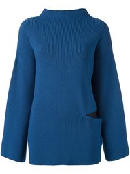 свободный свитер с вырезной деталью Stella McCartney