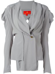 драпированная блузка с V-образным вырезом Vivienne Westwood Red Label