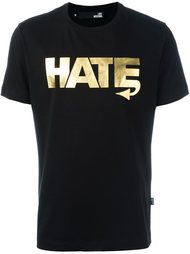 футболка 'Hate'  Love Moschino
