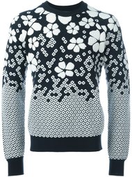 свитер с цветочным принтом   Dsquared2