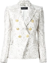double breasted blazer Balmain