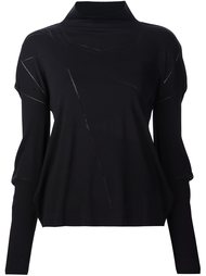turtle neck blouse  Issey Miyake