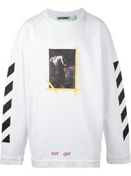 толстовка с принтом картины Off-White