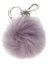брелок с меховым помпоном Michael Michael Kors