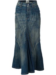 длинная джинсовая юбка Junya Watanabe Comme Des Garçons