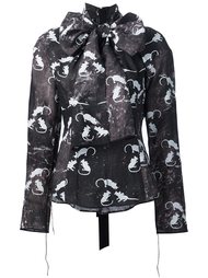 блузка с узором в виде мышей Marc Jacobs