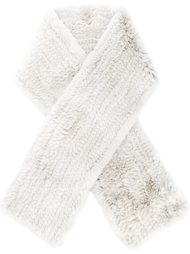 шарф из кроличьего меха Yves Salomon