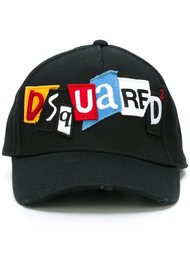 бейсболка с принтом-коллажем Dsquared2