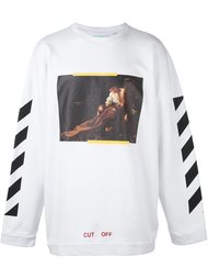 толстовка с принтом картины Off-White