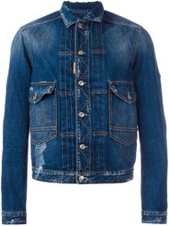 джинсовая куртка 'Tokyo Metro Flower' Dsquared2