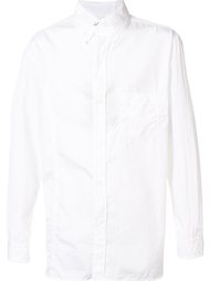 рубашка с двойным воротником Yohji Yamamoto