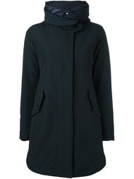 удлиненный пуховик с капюшоном Woolrich