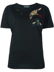 футболка с аппликацией  Alexander McQueen